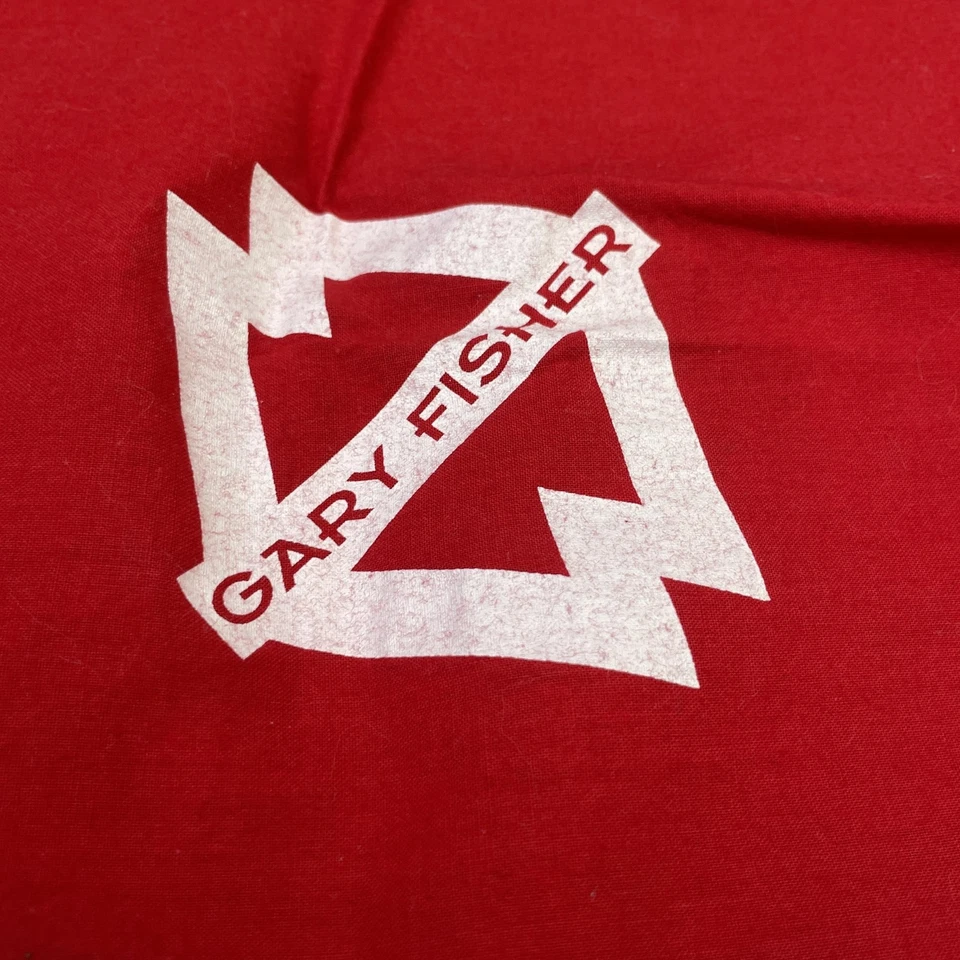 Bufanda de ciclismo roja vintage Trek EE. UU. Bandana Bontrager Gary Fisher Klein años 90 MTB Foto 2 de 4