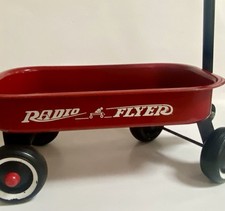 Radio Flyer Kids Little Red Wagon Working Handle 12.5x7.5  Metal Toy Small