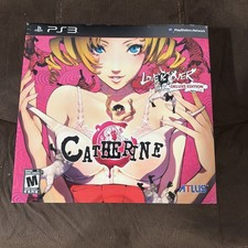 ATLUS Catherine Love Is Over Deluxe Edition PS3 - BOX w items ONLY(NO GAME)