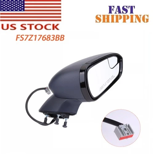 Passenger Side Mirror For 2015-2020 Ford Fusion 7 PIN Right Side FS7Z17683BB