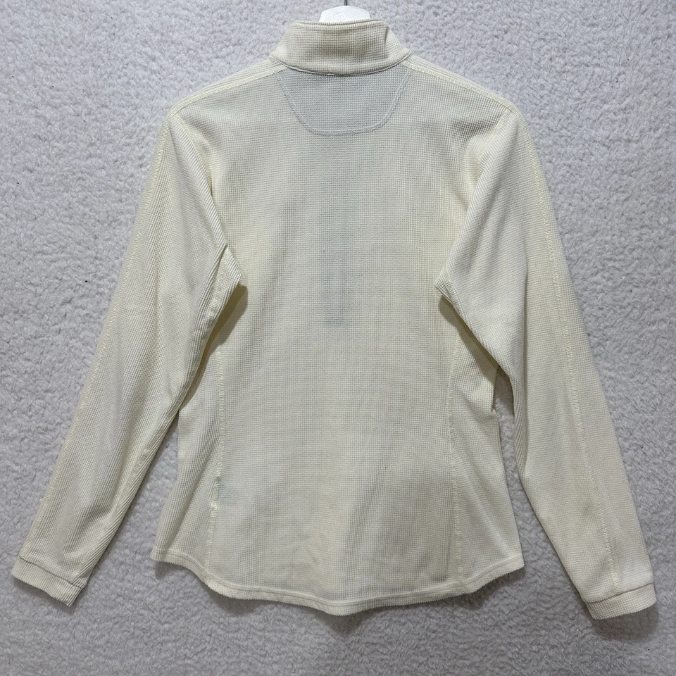 Arcteryx Jacket Women's Ivory  Cream Covert  Polartec Pull Over 1/2 Zip Size M - Image 2 of 4