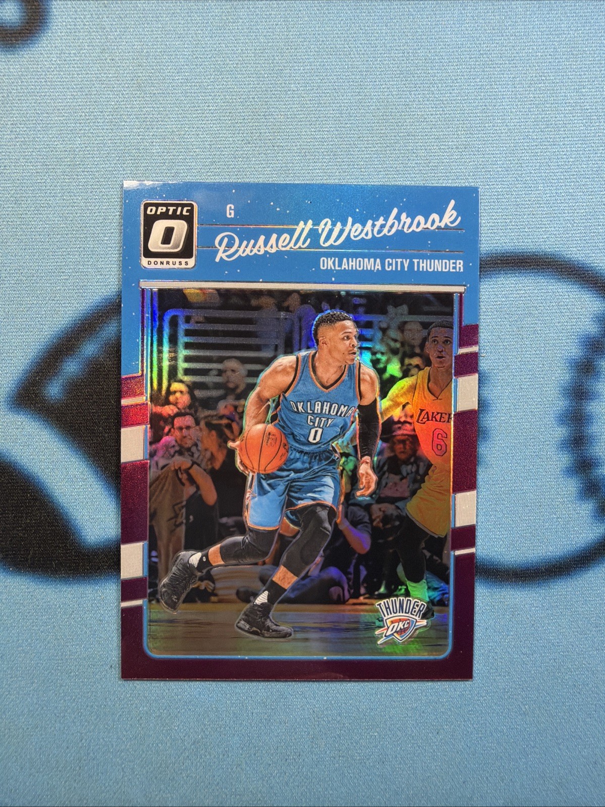 RUSSELL WESTBROOK 2016-17 OPTIC PURPLE #145 MINT