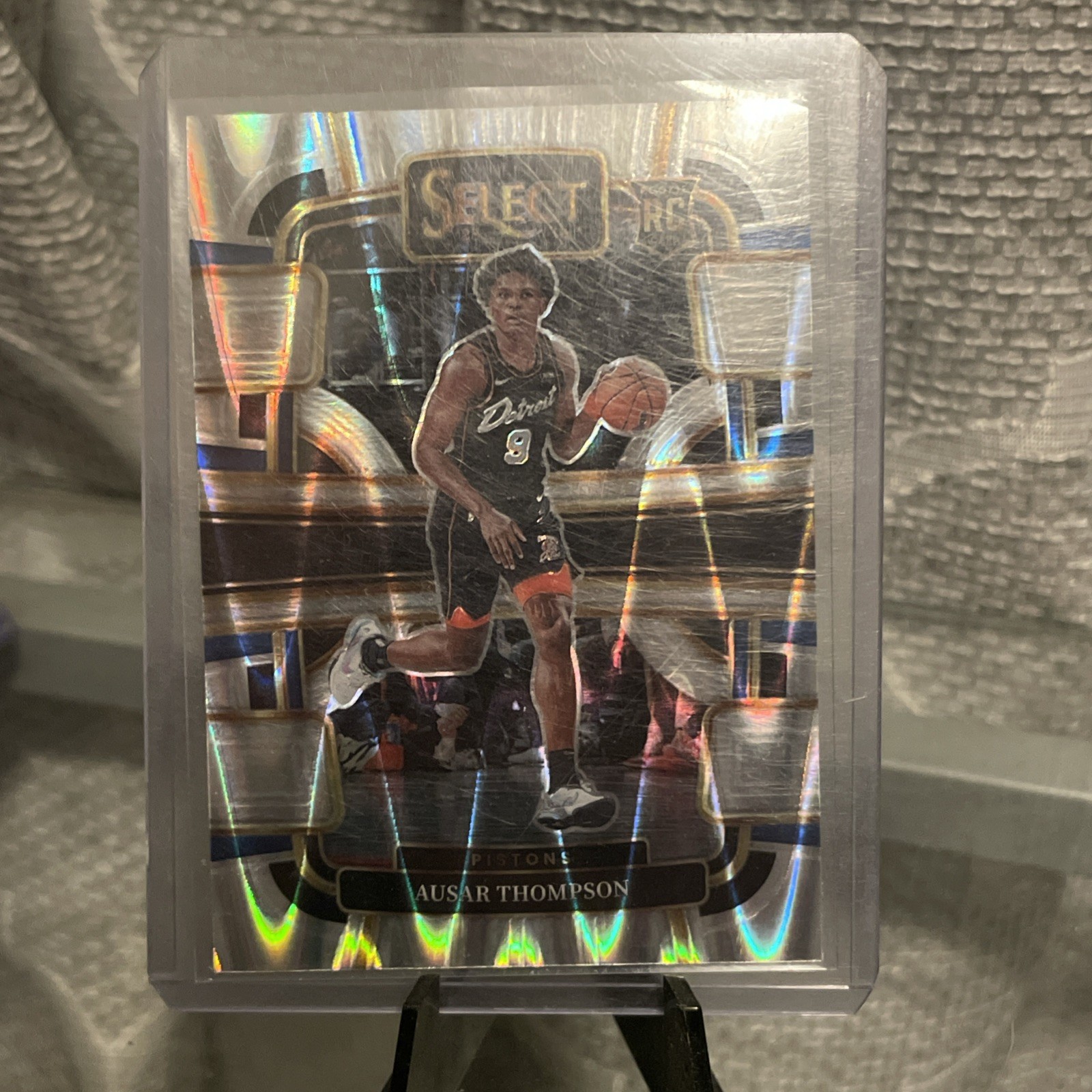 2023-24 Panini Select - Concourse Ausar Thompson #95 Tectonic Prizm (RC)