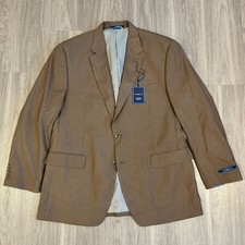 Croft  Barrow Classic Fit Men's Sportcoat Sz. 44R Light Brown NWT