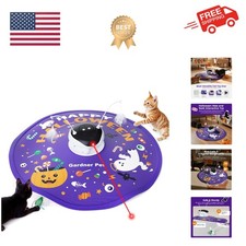 Cat Laser Toys,USB Chargeable 5 in1 Hide and Seek Automatic Interactive Toy,M...