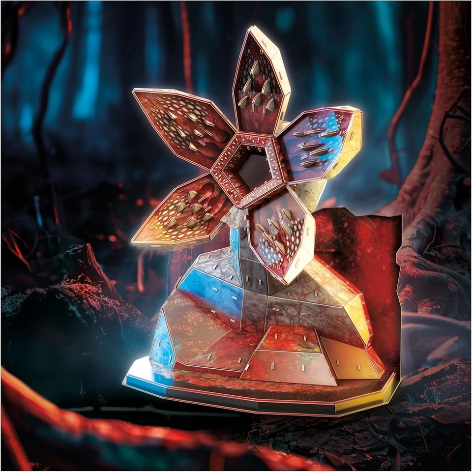 Kit Modelo 3D 4D Build, Stranger Things Demogorgon con Soporte, Stranger Things Co Foto 2 de 4