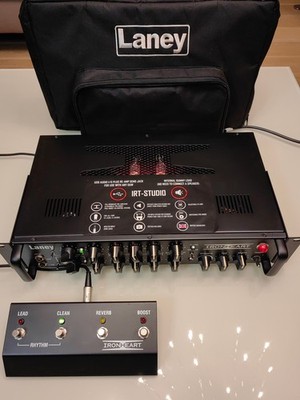   Laney Ironheart IRT-Studio 15 Watt Röhren Gitarrenverstärker mit Fußschalter