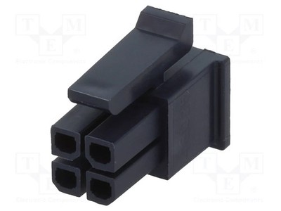 connector MicroFit 3.0 DR Rcpt 4Ckt Glow Wire