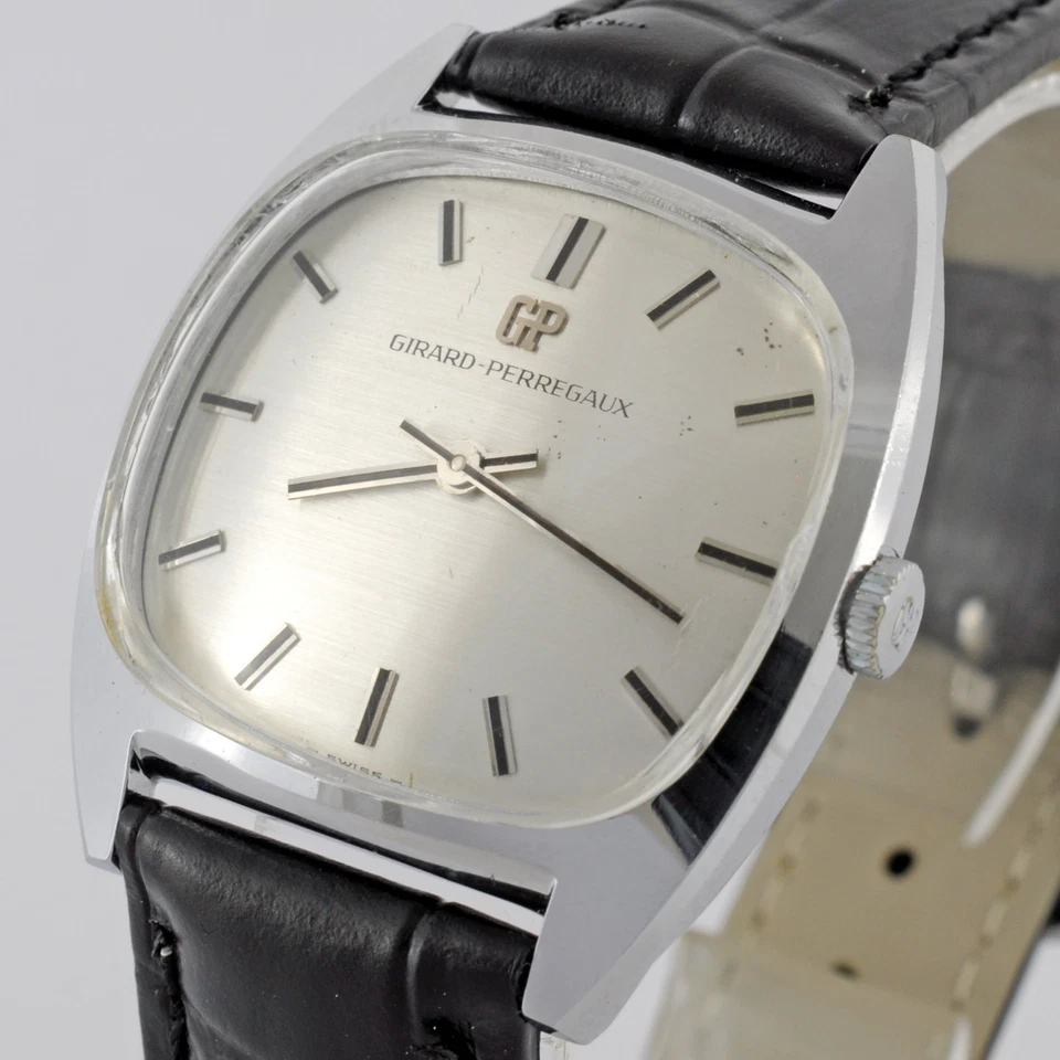 LOVELY 正品 GIRARD PERREGAUX 缓冲钢表壳 手动上风 UNISEX 手表 — 第 2/4 张图片