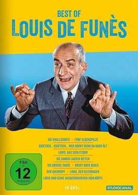 Best of Louis de Funes - 10 der französischen Kultfilme # 10-DVD-NEU