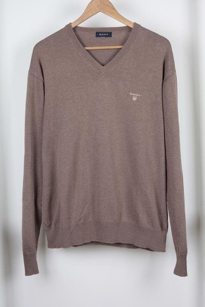 Men Gant Pullover Brown 40 /L / 48