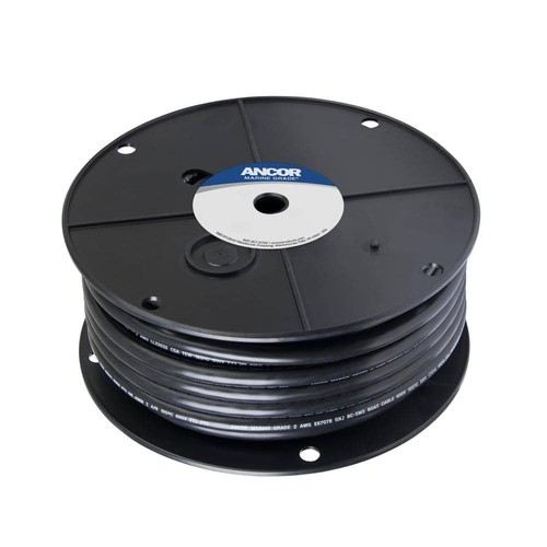 Ancor Black 2 AWG Tinned Copper Battery Cable - 50' main image 0