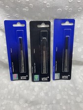 MONTBLANC REFILLS (1) MYSTERY BLACK - (2) PACIFIC BLUE