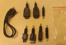 8Pcs DC Power Charger Adapter Tips Jack Plugs Universal For Laptop Notebook