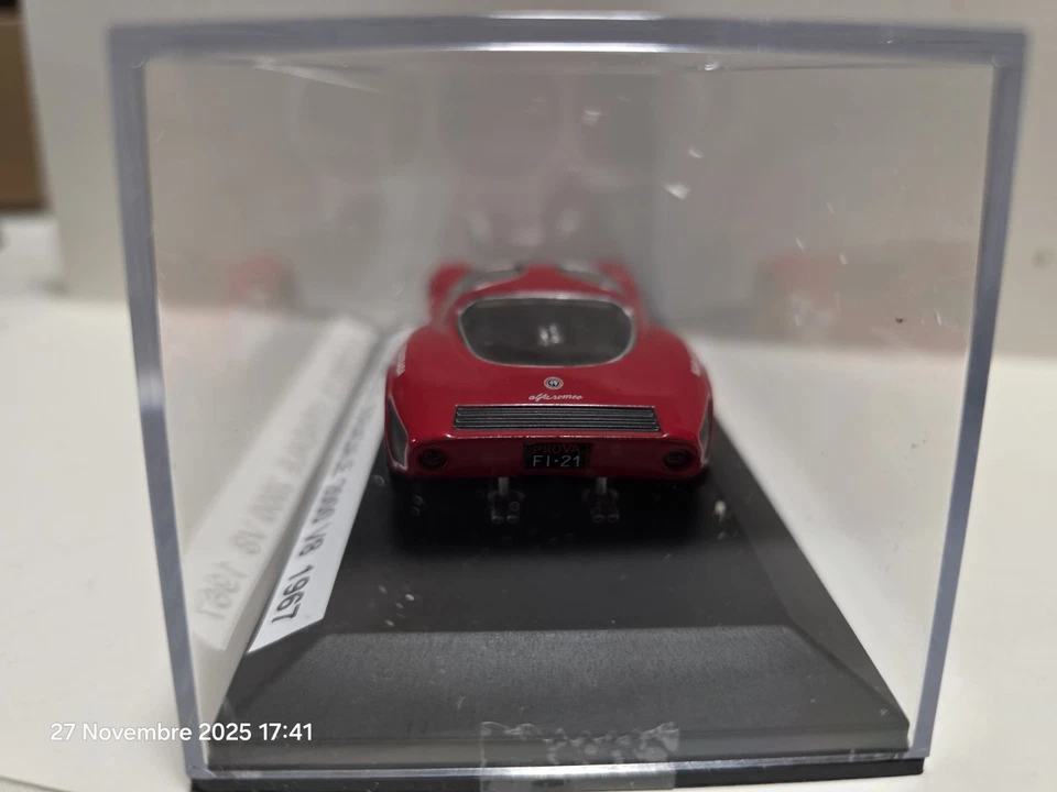 🏎️ In vendita: Modellino Alfa Romeo 33 Stradale 2000 V8 1967 (Scala 1/43) 🇮🇹 - Immagine 2 di 4