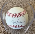 Eric Davis autographed MLB baseball Cincinnati Reds legend W/case
