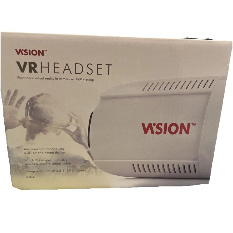 Vision VR Headset used In Box