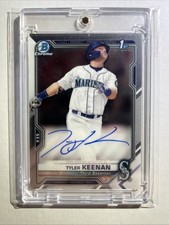 2021 Bowman Chrome #CPA-TK Tyler Keenan Prospect Autographs