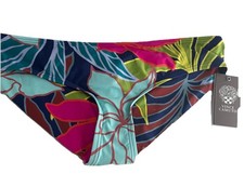 Vince Camuto Women’s Swim Multicolor Tropical Swim Bikini Bottoms Size M NWT