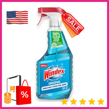 Windex Glass and Window Cleaner Spray Bottle, Original Blue, 23 fl oz 0.29 per fl oz