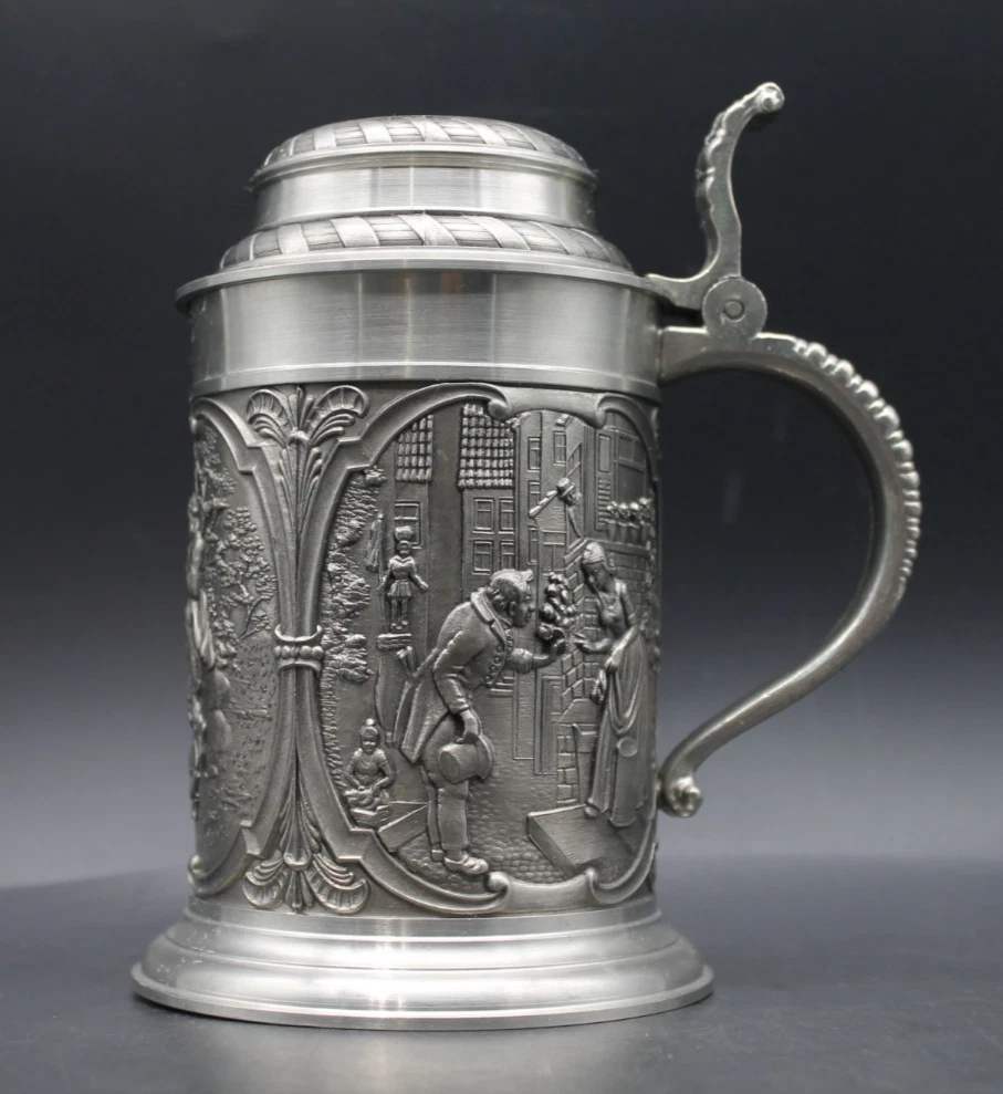 25+ Sks Zinn In Collectible German Lidded Steins for sale