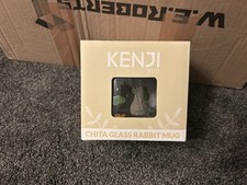 Kenji Chita Glass Rabbit Mug with Lid and Spoon