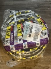 12/2 x 50 ft. Solid CU MC Metal Clad Armorlite Cable