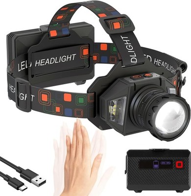 SHAYSON LTZ LED Taschenlampe vorne superhell, leistungsstark Sport