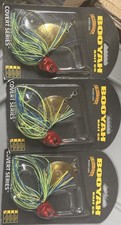 3 Booyah Covert Big 1oz Colorado Spinnerbaits #6 Hildebrandt