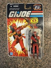 GI Joe 25th Anniversary Cobra Red Ninja 3.75  Action Figure 2007 Hasbro