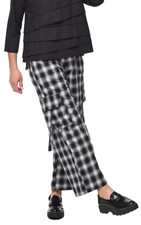 Pantalón cargo Tulip Clothing Colton para mujer en cuadros negros