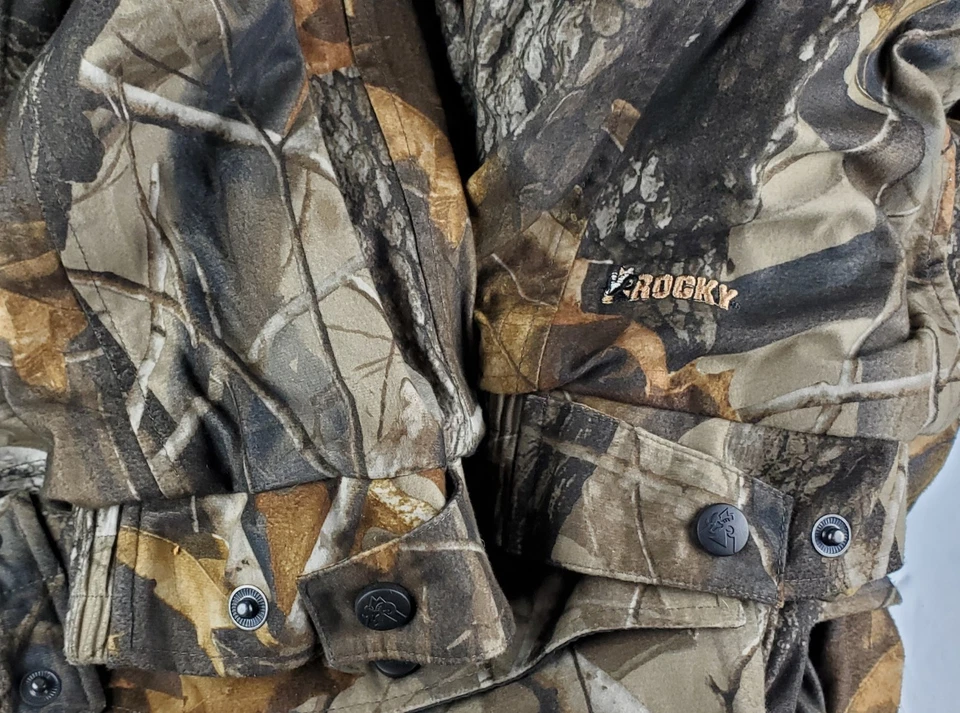 Rocky Mens ProHunter Hardwoods Realtree Camo Insulated Parka Jacket - Size XXXL - Image 4 of 4