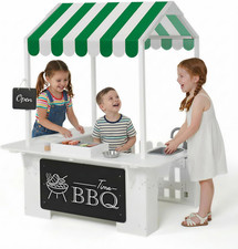 Kids Outdoor Playhouse, Mud Kitchen, BBQ Toys,Outdoor Playsets, Ideal Role Play