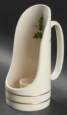 Vintage Holiday Dimension China by Lenox 7" Candle Holder with Handle