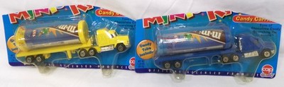 Cap Candy M & M's Blue & Yellow 1/64 Scale Truck Lot 1999 Cut Cards New Sealed