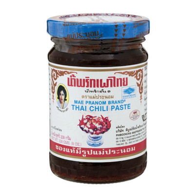 Maepranom Thai Chili Paste Nam Prik Pao 228g 8oz Authentic Thai Cooking Sauce