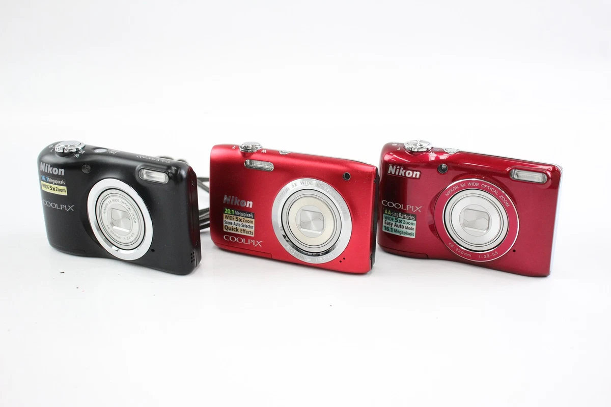 Nikon Coolpix S2800 3-9.9x Optical Zoom Digital Cameras for Sale