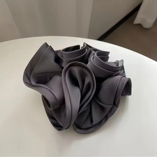 Korean Big Hair Tie Ribbon Scrunchies Satin Elastic Hair Band Bow Women Simple T