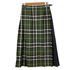 O'NEIL OF DUBLIN Combination Classic Kilt Skirt, Size 44, Green Women USED