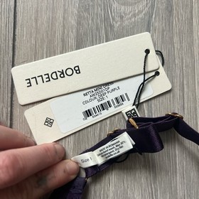 Bordelle Retta Mini Dress Size 1 Purple Nwt 