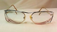 Vintage Prescription Eye Glasses Gold Glass 57 16 130