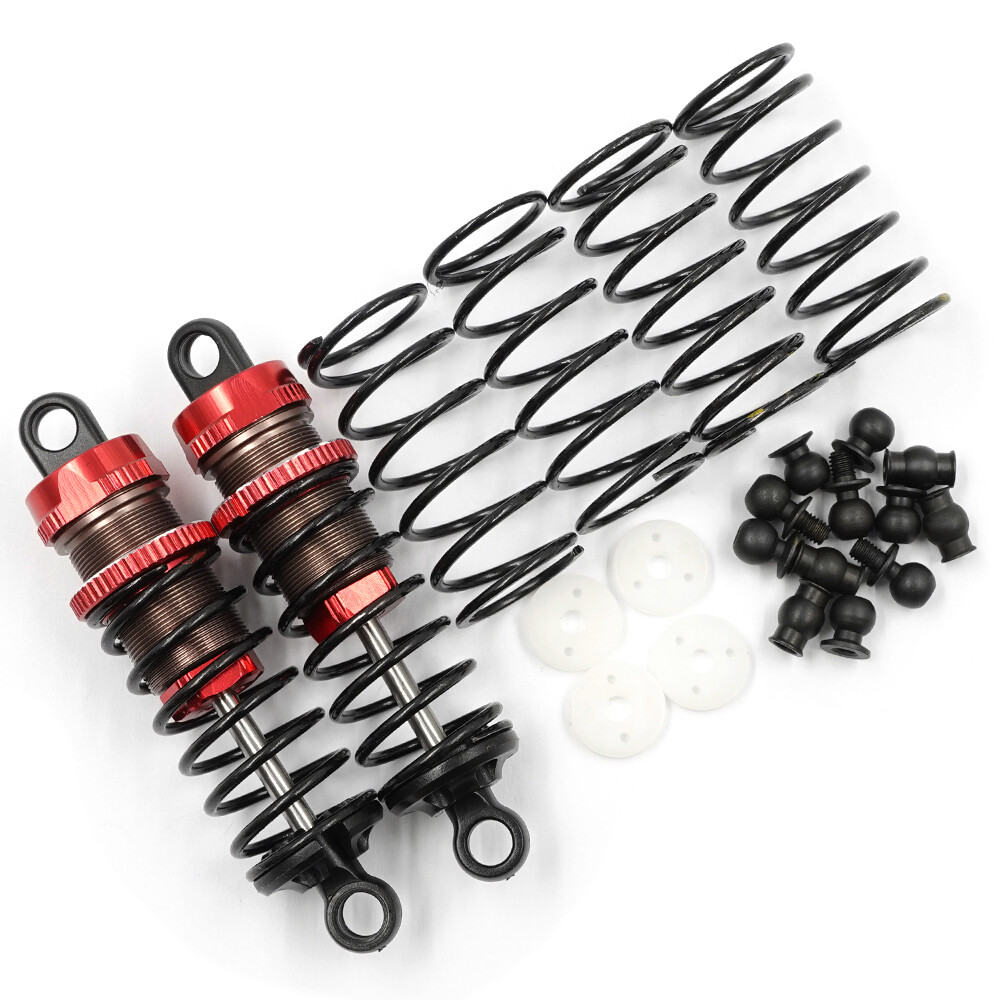 Yeah Racing Aluminum Big Bore Go 65mm Damper Red 2pcs 1/10 RC Car Buggy Off Road