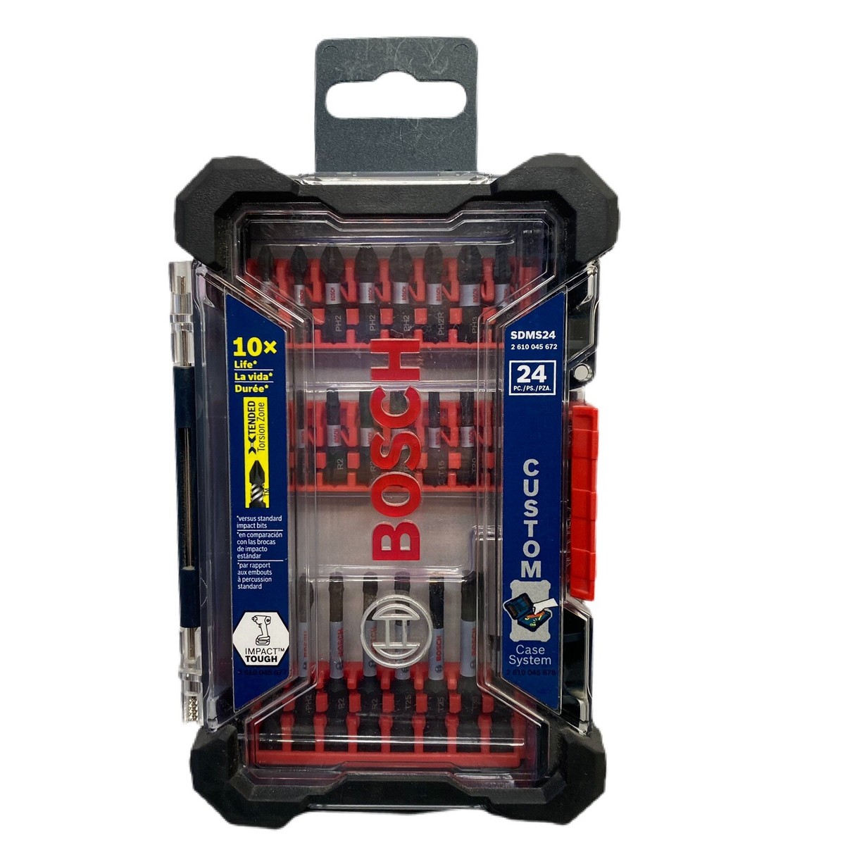 Bosch Custom Case 24-Piece 1/4-in Impact Driver Bit Set Bosch Custom Case 24-Piece 1/4-in Impact Driver Bit Set