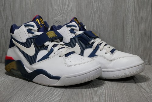 (Near Perfect Condition) Nike Air Force 180 Dream Team Shoe 2012 Mens Size 15 - Picture 3 of 6