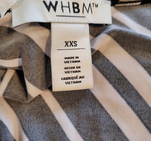 WHBM gestreifter ärmelloser Sommer Pullover Strampler Größe XXS - Bild 8 von 15