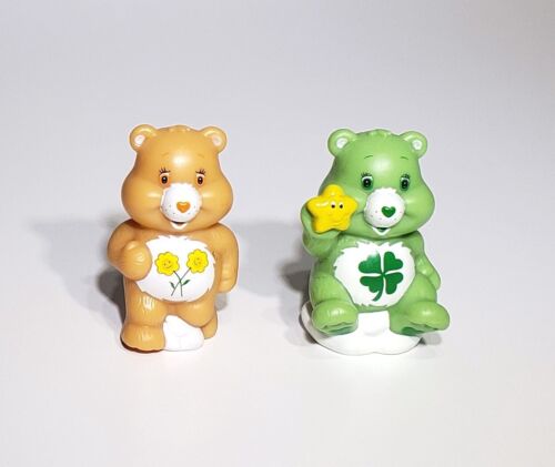 Vintage CARE BEARS Toy Lot Friend Good Luck Bear TCFC Figurine Cake Toppers 2.5"