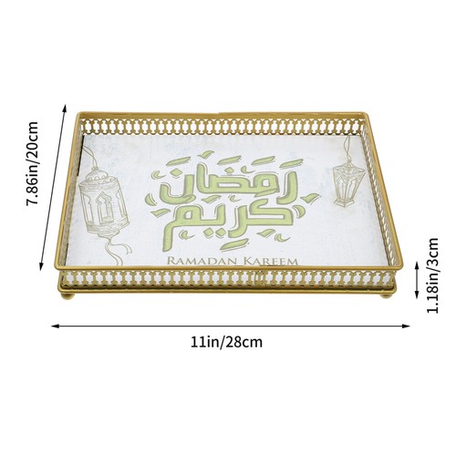 Baking Pastry Storage Tray Muslim Jewelry Holder Eid Mubarak Gift Present - 第 11/12 張圖片