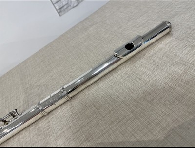 YAMAHA YFL-483 Flute Silver Open-Hole with Hard Case for sale 