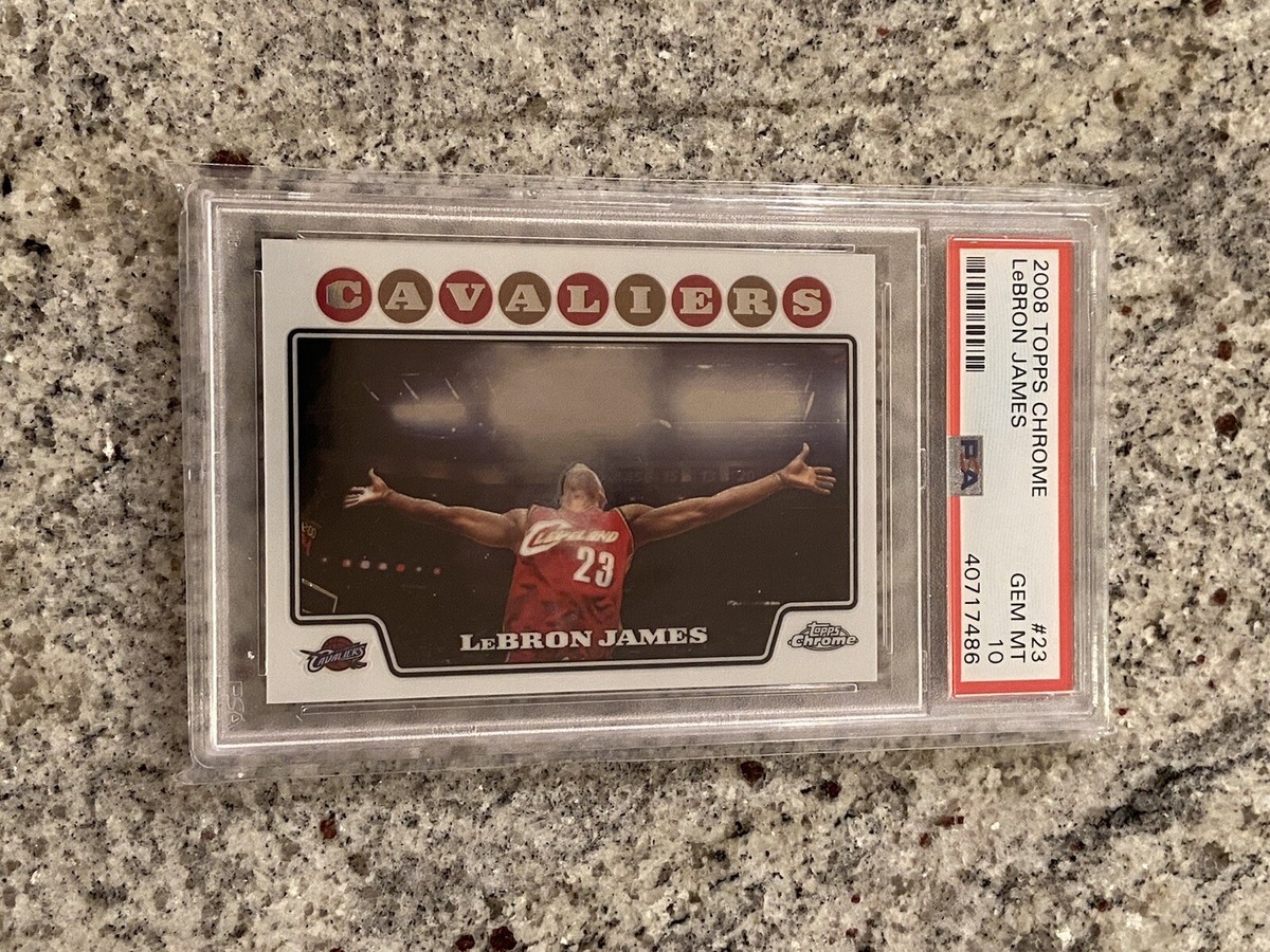 その他 Lebron James 2008 TOPPS 2008 Topps Chrome #23 Lebron James Gem Mint PSA 10 | eBay