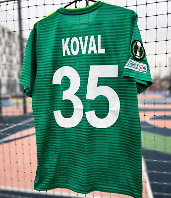 Sheriff Moldova GK match worn unwashed Fußball Trikot 2023 #35 Koval vs OGC Nice